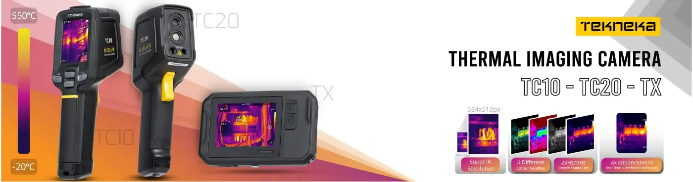 Tekneka thermal imaging and inspection instruments