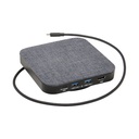 Tripp Lite USB-C Docking station, Single Display - HDMI 4K, USB 3.2 Gen 1, USB-A/USB-C Hub, SATA III, PD 100W Charging, Grey-U442-DOCK17-GY