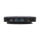 Tripp Lite USB-C Docking station, Single Display - HDMI 4K, USB 3.2 Gen 1, USB-A/USB-C Hub, SATA III, PD 100W Charging, Grey-U442-DOCK17-GY