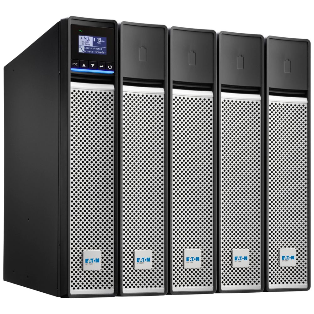 Eaton 5PX Gen2 UPS, 1000 VA, 1000 W, Input: C14, Output: (8) C13, Rack/Tower, 2U-5PX1000IRT2UG2