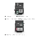 Mini Industrial Unmanaged 1x 10/100/1000Base-T RJ45 to 1x 1000Base-X Single Mode ST 1310nm 20km Gigabit Ethernet Media Converter, American Plug Standard P/N:IMC-GA1ST1T-SM
