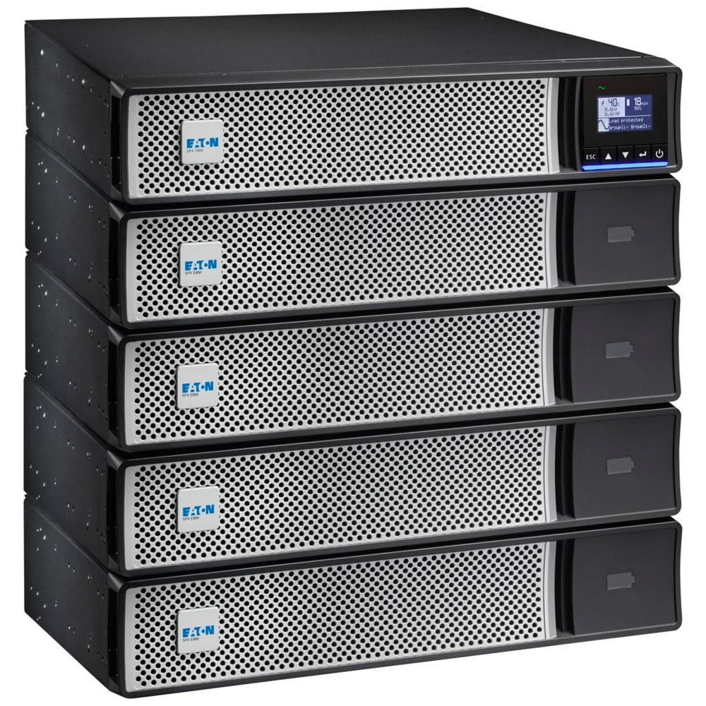 Eaton 5PX Gen2 UPS, 1000 VA, 1000 W, Input: C14, Output: (8) C13, Rack/Tower, 2U-5PX1000IRT2UG2