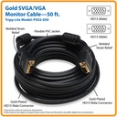 TRIPP LITE VGA CABLE HD15 M/M 50F/15.24M P502-050