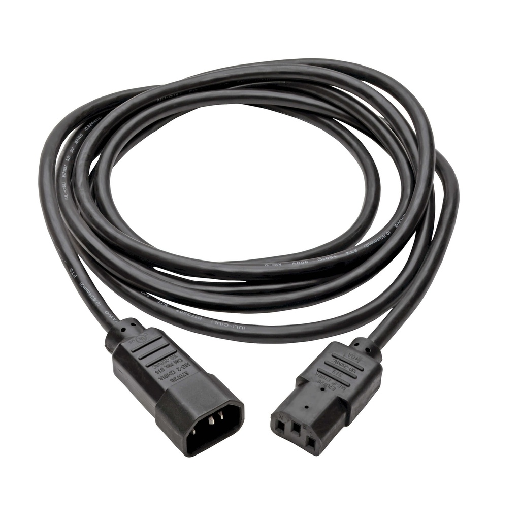 TRIPP LITE POWER CABLE C13-C14 10A F/M 15F/4.57M P004-015