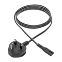 TRIPP LITE COMPUTER POWER CABLE UK 3PIN-C7 2.5A M/F 6F/1.83M P061-006