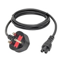 TRIPP LITE COMPUTER POWER CABLE UK 3PIN-C5 2.5A M/F 6F/1.83M P060-006