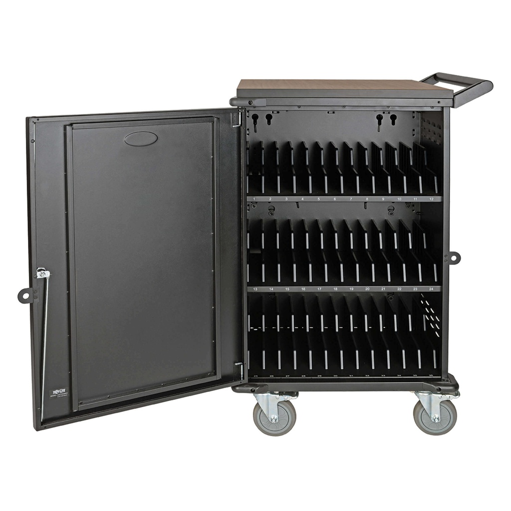 TRIPP LITE BY EATON CHARGING STATION CART 36-AC PORTS LAPTOPS/TABS/I-PADS 230V CSCXB36AC