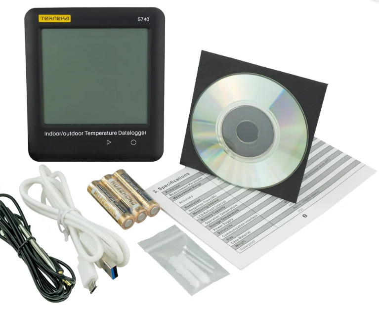 Tekneka 5740 Indoor/Outdoor Temperature Datalogger