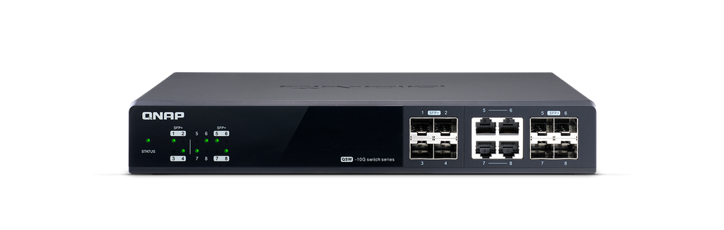 Qnap QSW-M804-4C, Management Switch, 8 port of 10GbE port speed, 4 port SFP