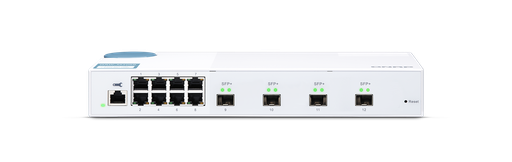 Qnap QSW-M408-4C, 8 port 1Gbps, 4 port 10G SFP+/ NBASE-T Combo, web management switch