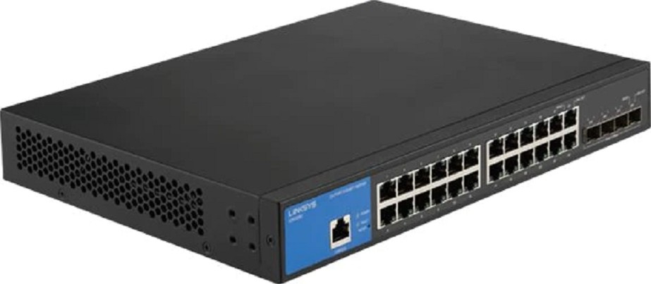 Linksys LGS328C 24-Port GE Managed Switch + 4 10G SFP+ port