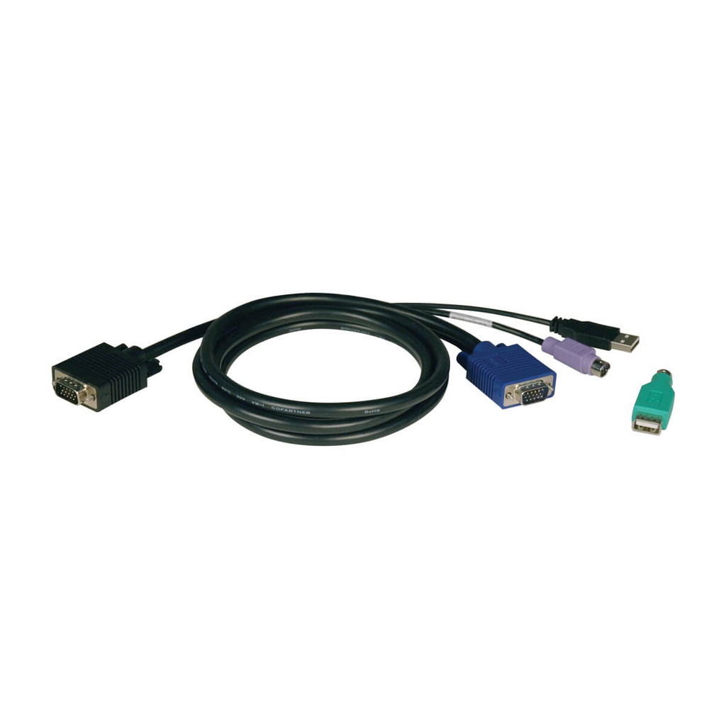 Tripp Lite P780-006 KVM Cable PS2/USB/VGA-B040/B042 SERIES 6F/1.83M