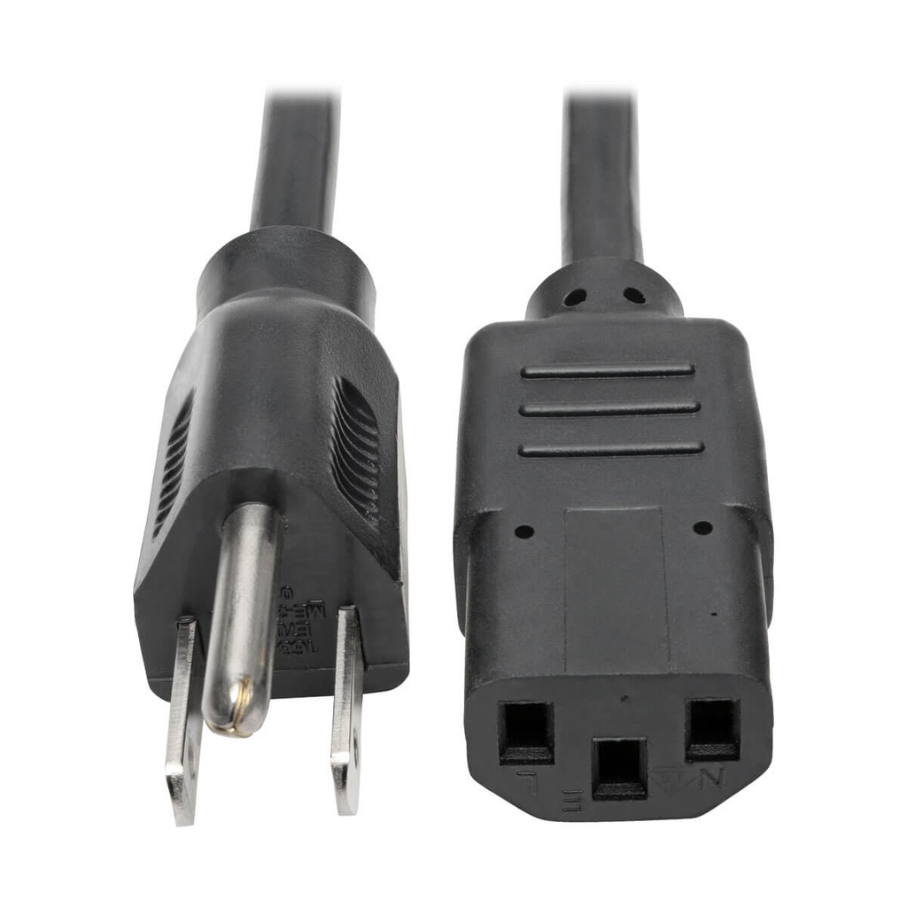 Tripp Lite P006-010 Computer Power Cable NEMA 5-15P-C13 10A 10F/3.05M