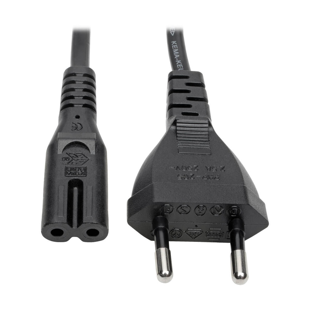 Tripp Lite P059-006 Computer Power Cable C7-CEE7/7 Schuko 2.5A 6F/1.83M