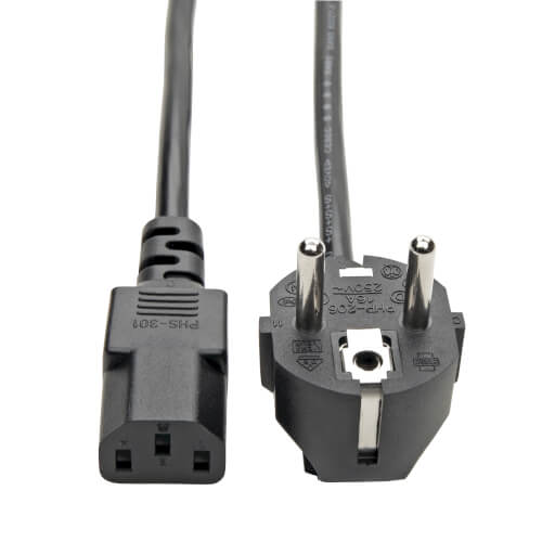Tripp Lite P054-006 Computer Power Cable C13-CEE7/7 Schuko 10A 6F/1.83M