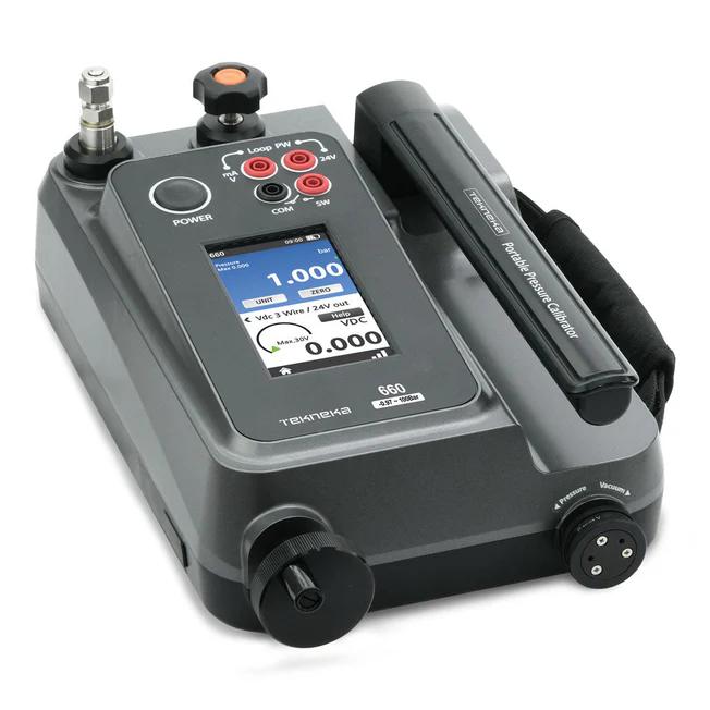 Tekneka 660 Portable Pneumatic Pressure Calibrator, Range -0.97bar ~ 100bar