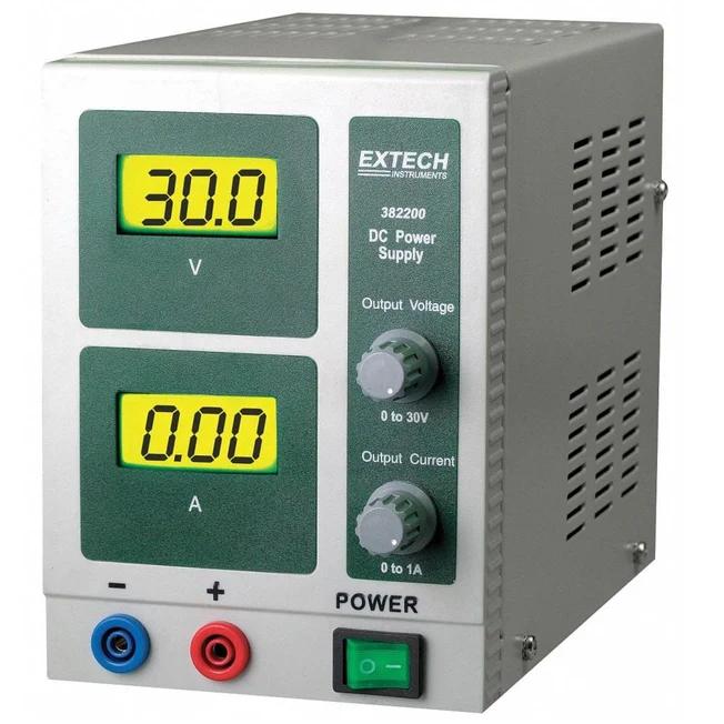 Extech 382200: 30V/1A Single Output DC Power Supply