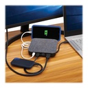 Tripp Lite U442-DOCK17-GY USB-C Dock, 4K HDMI, 100W PD, Grey