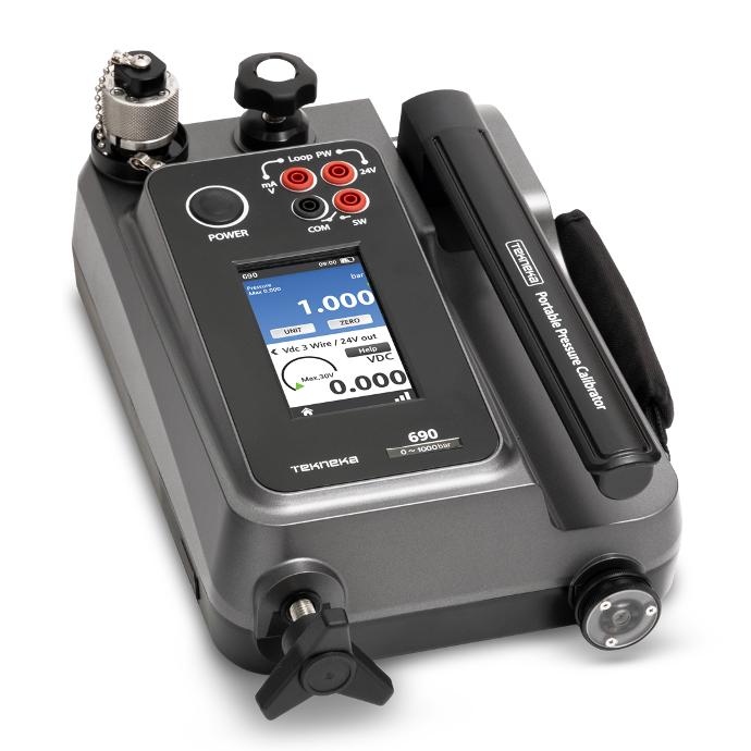 Tekneka 690 Portable Hydraulic Pressure Calibrator, 0 ~ 200 bar