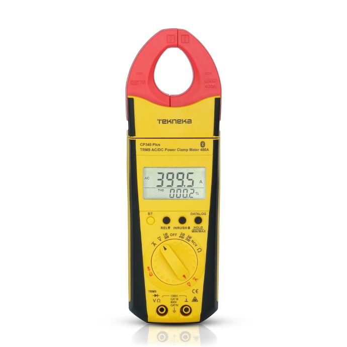 Tekneka CP340 Plus TRMS AC/DC Power Clamp Meter 400A