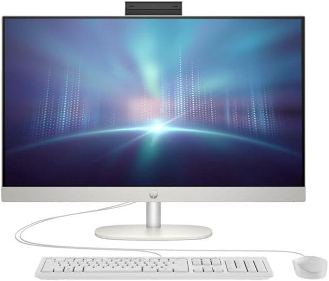 HP AIO 24-cr1006nh i5 ULTRA 16GB 512GB SSD Intel® Iris® Xᶱ Graphics 23.8 FHD Touch White