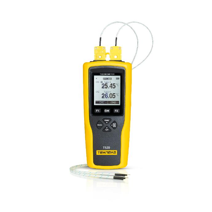 Tekneka T520 Dual Channel Thermometer Data Logger