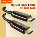CABLETIME- AOC 8K60Hz HDMI 2.1 Cable HDR, ARC, HDCP2.2, 3D, High Speed 48Gbps Subsampling 4:4:4/4:2:2/4:2:0, Cable Length : 10 Meter, SKU- CT-AHD8K-ZB10
