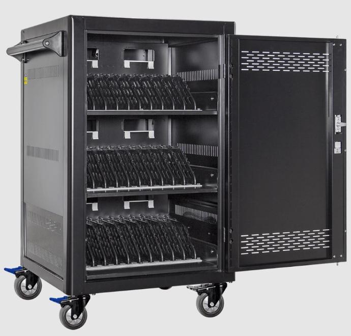 Power Technologies 30-Bay Economical Cycle Charging Cart, UK 220V