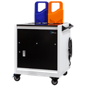 Power Technologies AC-GO 32-Bay Smart Charging Cart & Carry Out Baskets, UK 220V