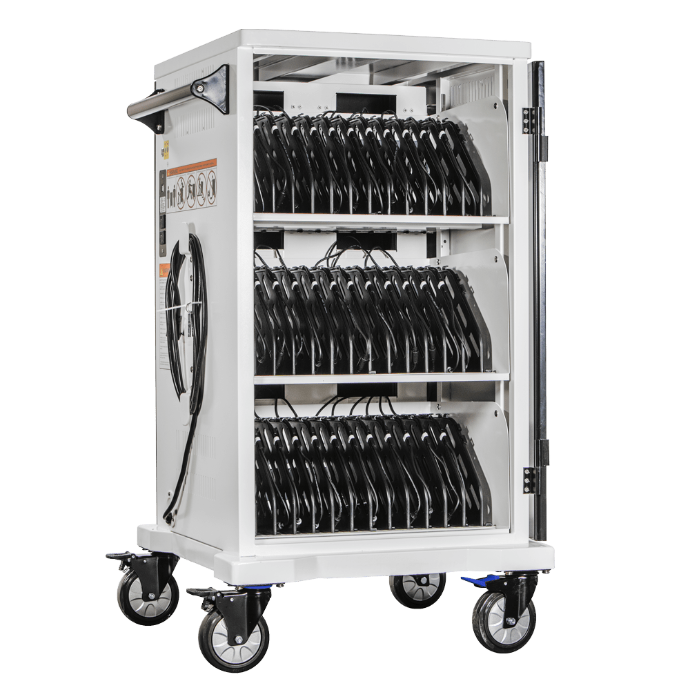 POWER TECHNOLOGIES 36 Bay Secure Charging Cart - 220V UK , MODEL- AC-SLIM, SKU- CRT-SLM-S36L-U