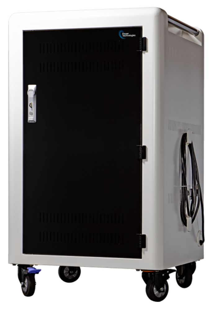 POWER TECHNOLOGIES 36 Bay Secure Charging Cart - 220V UK, MODEL- AC-Plus-T, SKU- CRT-PLS-S36L-U