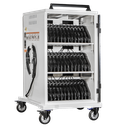 POWER TECHNOLOGIES Premium 36 Bay Secure, Charging Cart - 220V UK, MODEL- AC-MAX, SKU- CRT-SLM-S36L-U-L