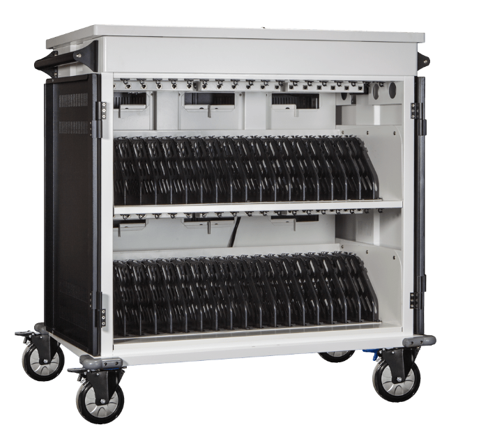 POWER TECHNOLOGIES Premium 36 Bay Secure Smart Charge Cart - 220V UK, MODEL- AC-MANAGE, SKU- CRT-PRO-S36L-U-N