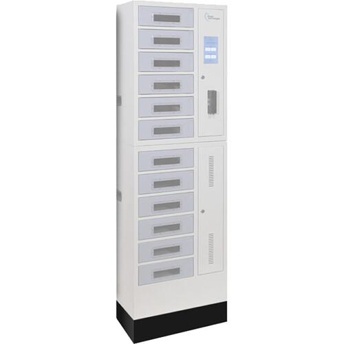POWER TECHNOLOGIES 9" Black Riser for single wide lockers, MODEL- AC-Locker Base, SKU- AC-Locker Base-12