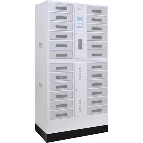 Power Technologies AC Locker Base-24 9-inch Riser for Double-Wide Lockers, Black