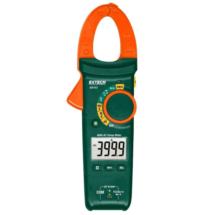 Extech MA440: 400A AC Clamp Meter + NCV