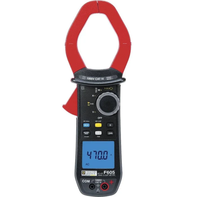 Chauvin Arnoux F605 True RMS AC/DC digital clamp meter