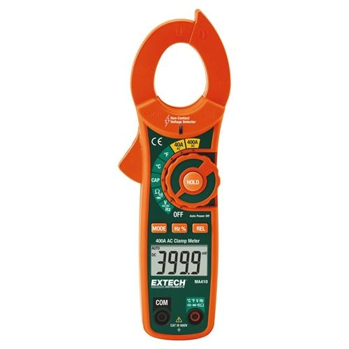 Extech MA410: 400A AC Clamp Meter + NCV