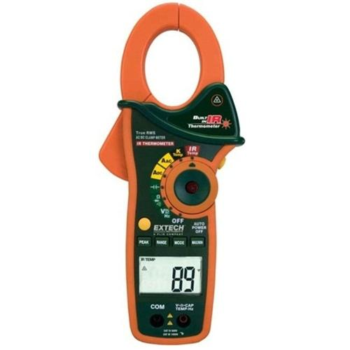 Extech EX840 1000A AC/DC True RMS Clamp/DMM + IR Thermometer
