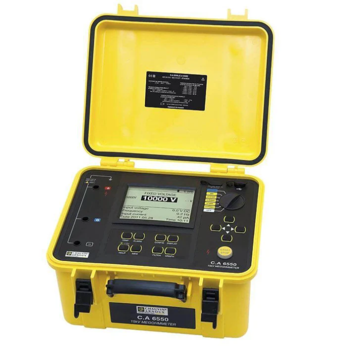 Chauvin Arnoux CA6550 10kV Megohmmeter