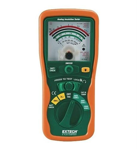 Extech 380320: Analog Insulation Tester