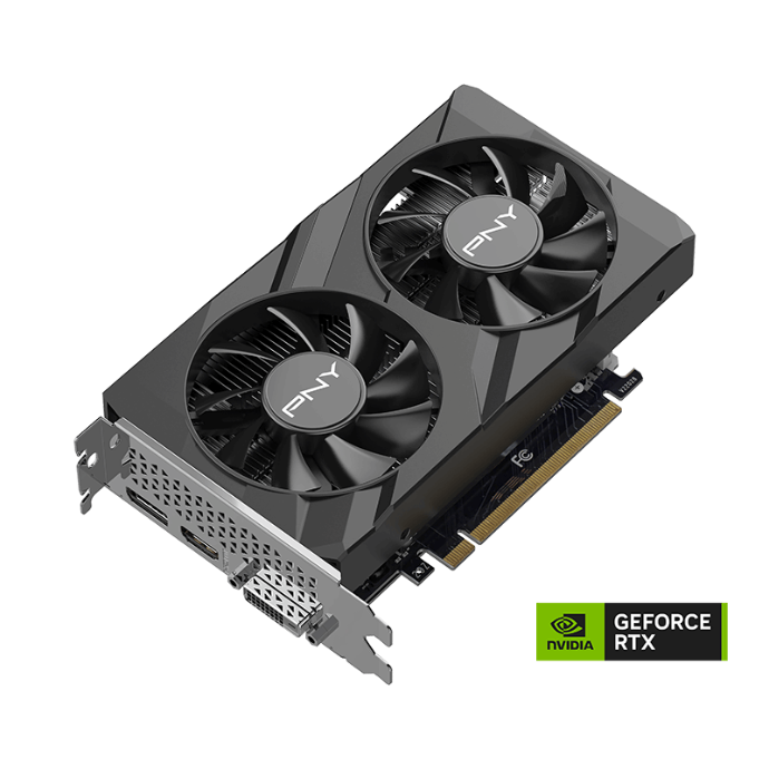 PNY GeForce RTX™ 3050 6GB VERTO™ Dual Fan, Material No-VCG30506DFXPB1