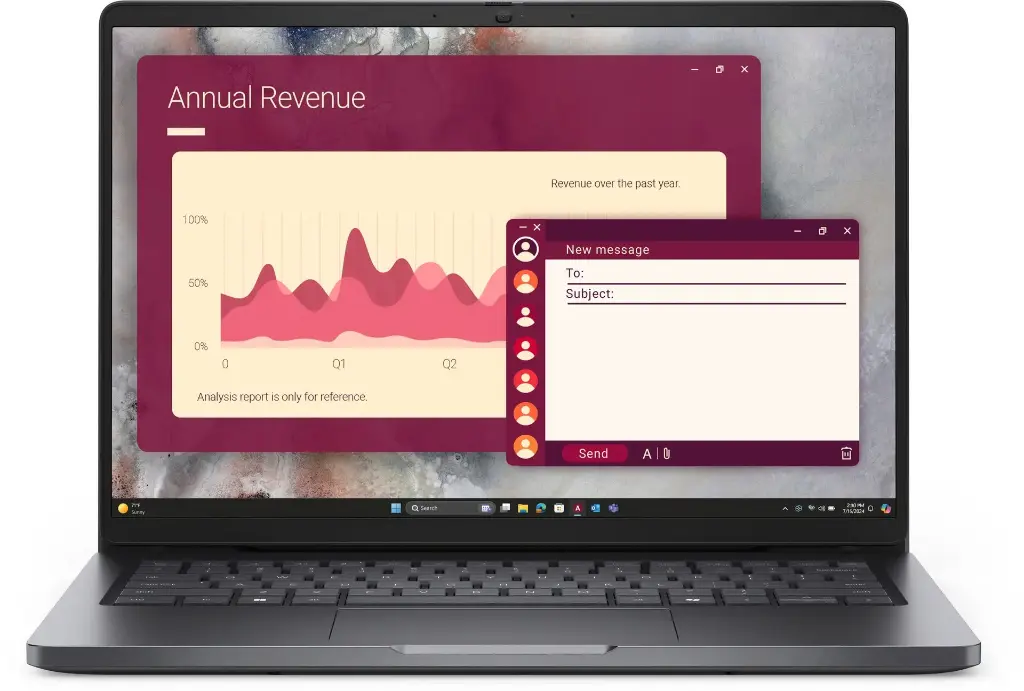 Dell Pro 14 PC14250|Smart non-stocked|CS|Core 5 120U|8 GB|512GBSSD CL25|Ubuntu|FHD|NonTouch US KB