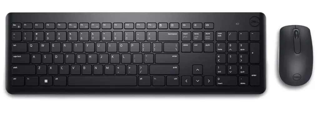 Dell Wireless Keyboard and Mouse-KM3322W - Arabic QWERTY
