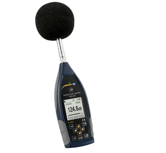 PCE-430 Class 1 Sound Level Meter With 1/1 Octave Band Filter