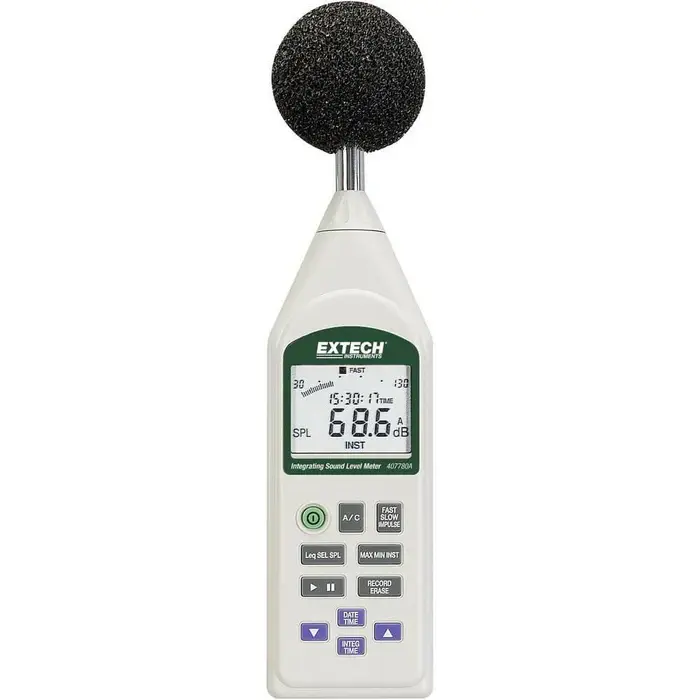 Extech 407780A: Integrating Sound Level Datalogger with USB