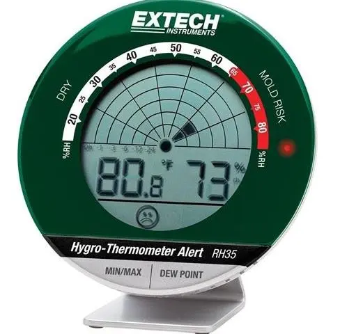 Extech RH35: Desktop Hygro-Thermometer Alert