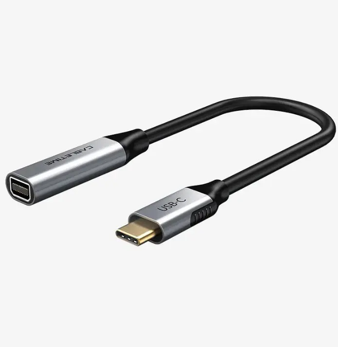 CABLETIME - USB Type C to Mini DisplayPort Adapter 4K 60Hz