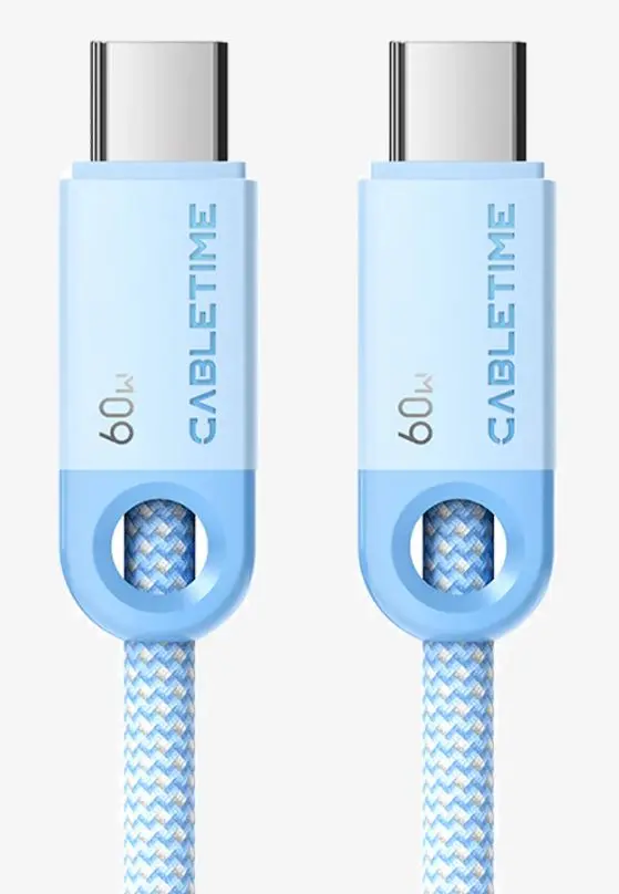 Cabletime USB-C PD 60W Cable, 1m