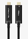 CABLETIME- Premium Zinc Alloy USB 3.1 type C to type C AOC (Data)- 15 Meter